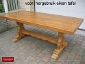 voor eiken tafel 88 x 200
